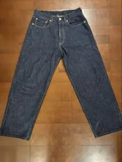 デニムパンツ インディゴ メンズ　ビームス BEAMS ワイドデニム