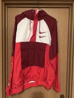 NIKE ナイキ アノラックパーカー ダブルスウォッシュ レッド