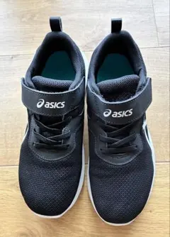 asicsスニーカー (レーザービーム MN-MG)ブラック 22センチ