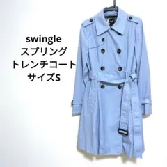 swingle スプリングコート パステルカラー トレンチコート