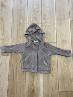 ブランシェス　フード付き ジップアップパーカー　80cm