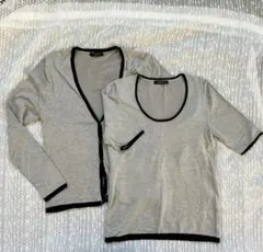 COMME CA ISM カーディガン Mサイズ アンサンブル　半袖　セット売り