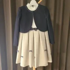 フォーマルワンピース　入学式卒園式　女の子　HusHush 120cm