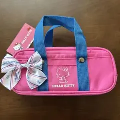 HELLO KITTY ポーチ　リボン付き