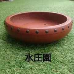 盆栽鉢 水庄園 鋲打ち 太鼓鉢のサムネイル