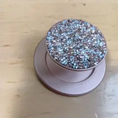 ローズゴールドスマホスタンド　スマホグリップ