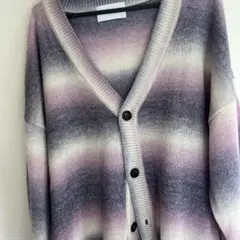 CONFIRM グラデーションカーディガン Lサイズ