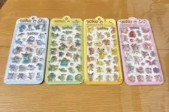 ポケモン　立体シール　4種セット