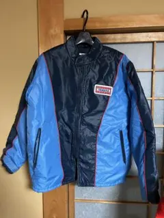 YAMAHA ナイロンジャケット 90sバイク レーシング 刺繍ロゴ Mサイズ