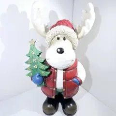【コストコ】クリスマス ムース フィギュア 置物 2シーズン屋外使用のサムネイル