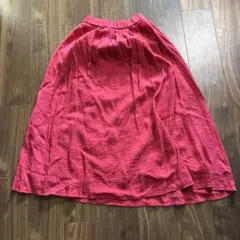 ピンク Lサイズ ロングスカート