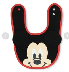 ベビードール　ミッキーマウス スタイ 耳付き