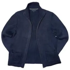 BANANA REPUBLIC（バナナリパブリック）フルジップ ニット ネイビー