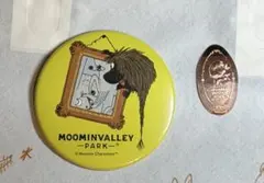 ムーミンバレーパーク　WS限定　ご先祖さま　缶バッジ　メダル　オマケ付き