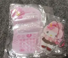 サンリオ　ケース付きアクリルチャーム　ときめき平成コギャル　ガチャ　マイメロ