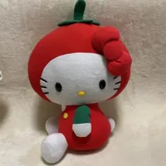 サンリオ ハローキティー サラダ館 コラボ トマトぬいぐるみ 38cm 2009