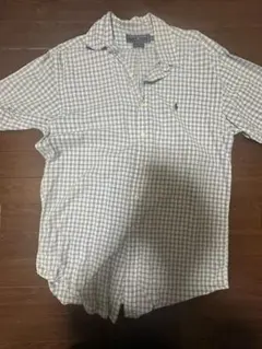 Ralph Lauren 半袖シャツ Mサイズ 水色 メンズ POLO シャツ