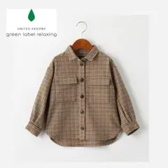【green label】ガンクラブチェック CPOシャツ M