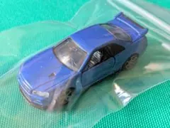 トミカプレミアム 日産 スカイラインGT-R R34 青色 ブルー