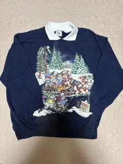 Cristin Stevens 襟付きスウェット L MADE IN USA 猫 - メルカリ