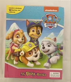 ⭐️英語版⭐️パウパトロール マイ ビジー ブック (フィギュア付)