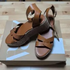 ZARA ブラウン エスパドリーユサンダル