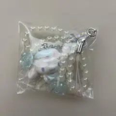 サンリオ ホワイトフリルデザインシリーズ シークレットストラップ シナモロール