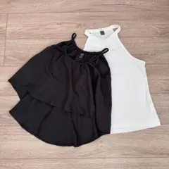 SHEIN キャミソール ブラックS/ノースリーブ ホワイトXS まとめ売り♡