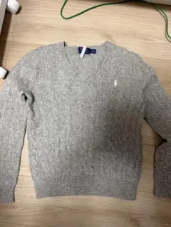 Polo Ralph Lauren グレー ケーブルニット S