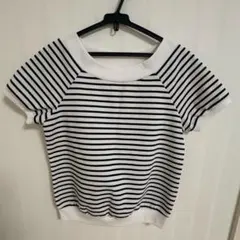 index ボーダー 半袖Tシャツ　カットソー　Mサイズのサムネイル