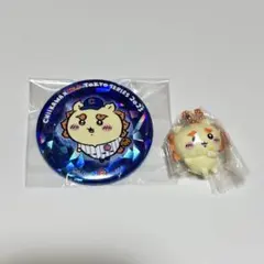 ちいかわ MLB ホログラム缶バッジ キーホルダー シーサー
