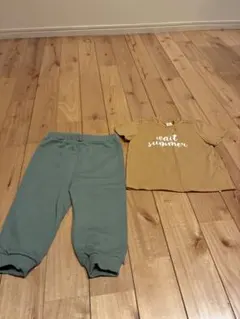 cozy cub キッズ 半袖Tシャツ パンツ セットアップのサムネイル