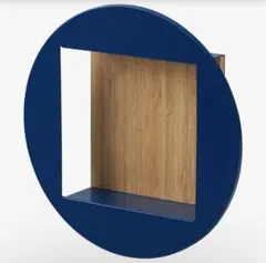 IKEA ディスプレイシェルフ　JONSTORP 壁掛け　円　サークル　竹のサムネイル