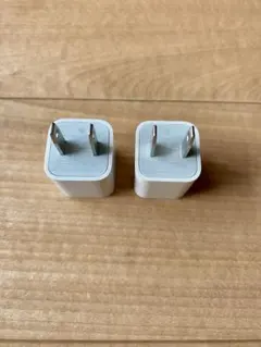 Apple純正品 iPhone純正USB充電器 5W ACアダプター2個セット