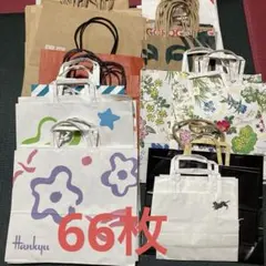①ショップ袋 ショッパー まとめ売り　66枚