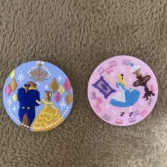 ディズニー刺繍缶バッチ