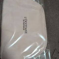 L'OCCITANE キャンバスポーチ ピンク 約23cm x 16cm