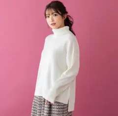 ローズティアラ　あったかオーバーサイズニット　42