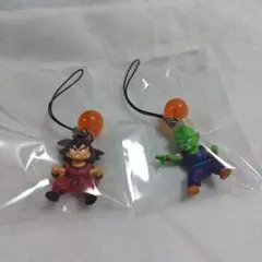 【レトロ】ドラゴンボール キャラストラップ　孫悟空　ピッコロ　セット
