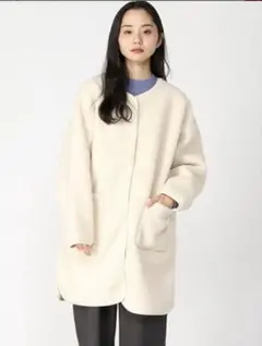 リバーシブルボアコート Samansa Mos2　試着のみ