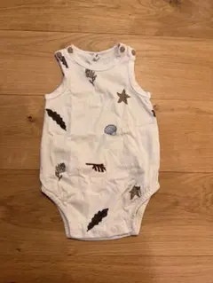 オーガニックズー　ロンパース 3-6m