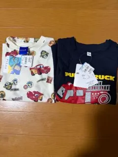 西松屋110サイズ半袖tシャツ2枚セットのサムネイル
