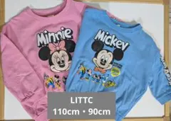 リトシー ミニー・ミッキー トレーナー セット