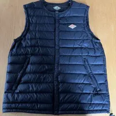 DANTON ブラック　ダウンベスト サイズ40