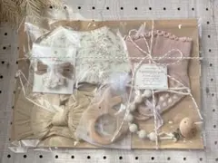 ベビーギフトセット　出産祝い【6点セット】セレクト品　ハンドメイドアクセサリー