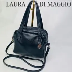 ローラディマッジオ　本革　レザー　ブラック　ハンドバッグ　2WAY　ショルダーのサムネイル