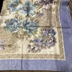 Pierre Cardin 花柄 シルクスカーフ
