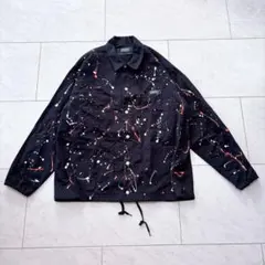 美品 UNIVERSAL OVERALL ペイント加工 カバーオール Lのサムネイル