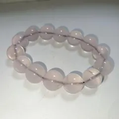 天然石六芒星粉クリスタルブレスレット14mm - メルカリ