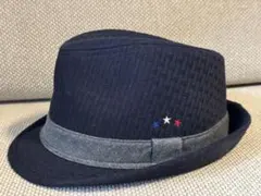 ビームス　BEAMS メンズ　ハット　帽子　ダークネイビー　中折れ